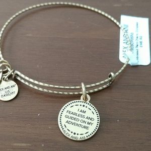 ALEX AND ANI "EMBOSSED PAINT CHARM-COMPASS" NWT❣️❣